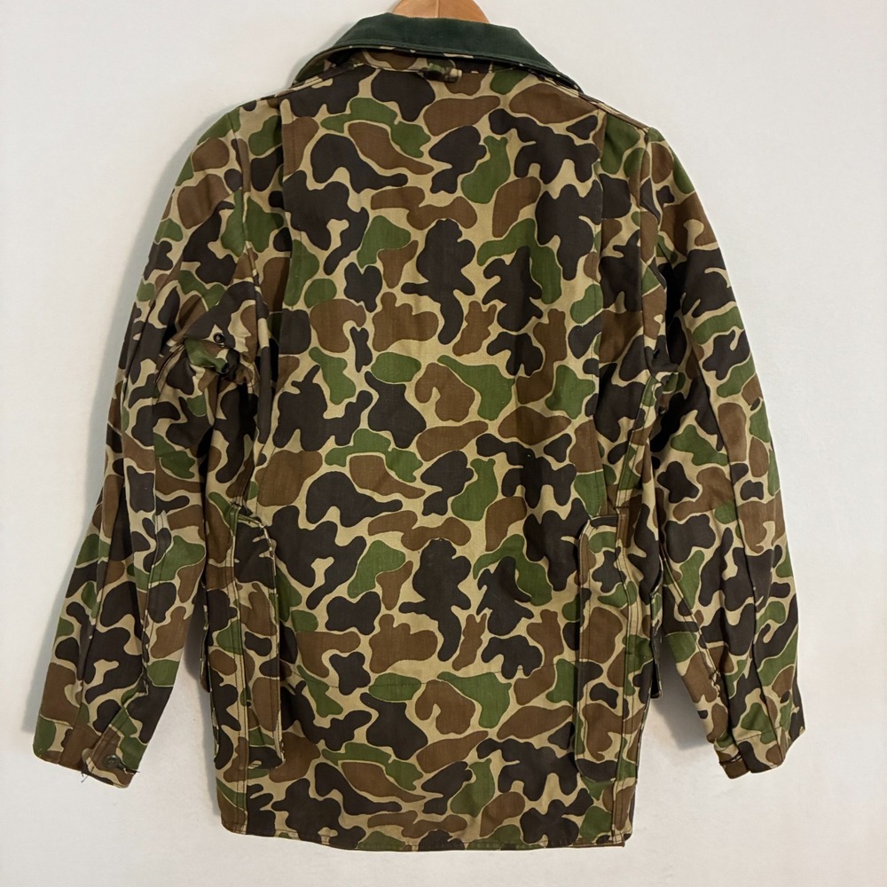 Vintage LL Bean Duck Hunter Jacket Men's Size 32 Camo Slant Pocket Gorpcore - Picture 5 of 9